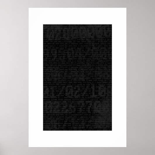 デジタルブラック ポスター (正面)