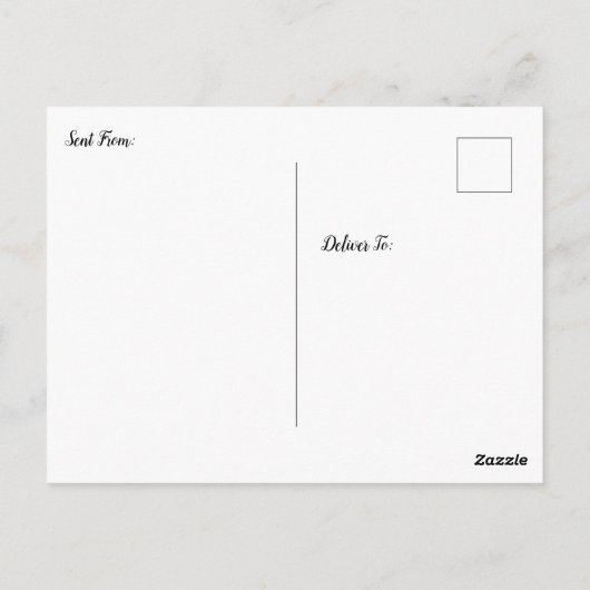 デジタルプラ絵画イトの流動的な芸術 ポストカード (裏面)