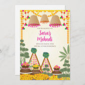 デジタルヘナ招待状&デジタルハルディ招待 招待状 (正面/裏面)