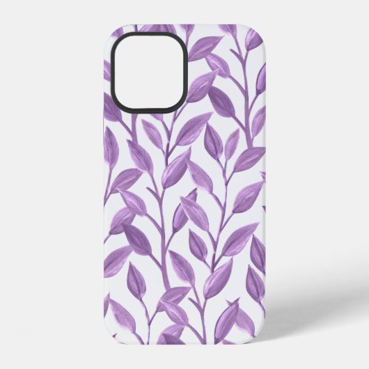 デジタルペーパーリーフ背景 iPhoneケース (裏面)