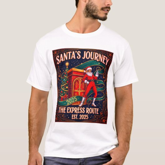 デジタルホリデーガザリング クリスマス ださいセーター Tシャツ (正面)