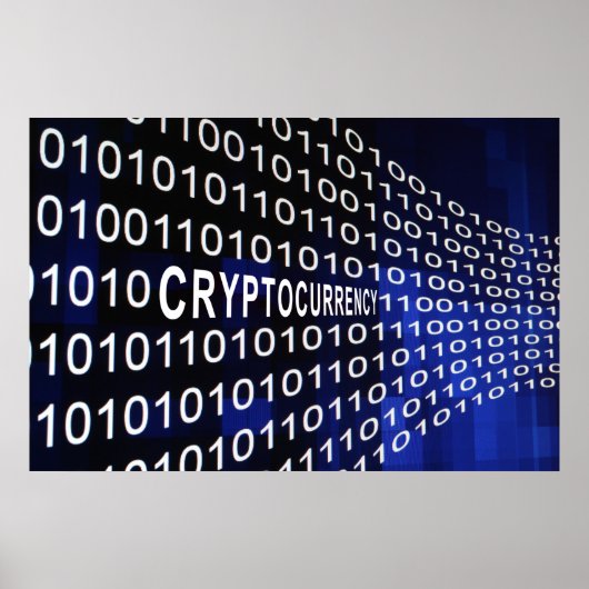 デジタルマネー – CRYPTOCURRENCY ポスター (正面)