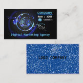 デジタルマーケティング円 名刺 (正面/裏面)