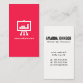 デジタルマーケティング鮮やか/ 名刺 (正面/裏面)