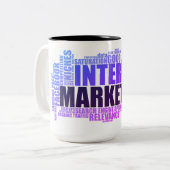 デジタルマーケティング ツートーンマグカップ (正面左)
