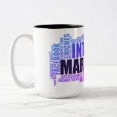 デジタルマーケティング ツートーンマグカップ (左)