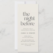 デジタルミニマリストリハーサルディナー 招待状 (正面)