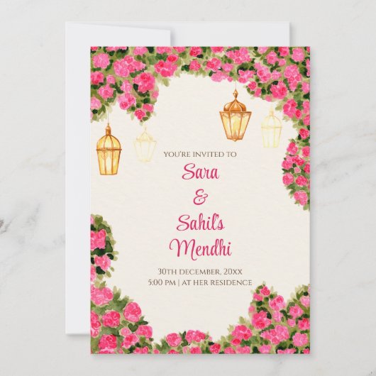 デジタルメージェンディの招待とデジタルメーンディ招待状 招待状 (正面)