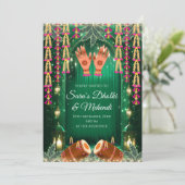 デジタルメーンディ招待状ズダルキ招待状メンディ 招待状 (スタンド正面)