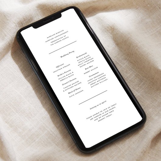 デジタルモダンミニマ結婚リストの写真プログラム 招待状