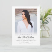 デジタルモダン写真追悼式 招待状 (スタンド正面)