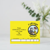 デジタルモードHam無線QSLカード ポストカード (スタンド正面)