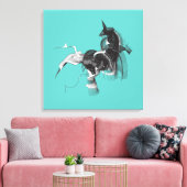 デジタルユニコーン キャンバスプリント (インサイチュ (リビング))