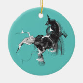 デジタルユニコーン セラミックオーナメント (正面)