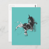 デジタルユニコーン ポストカード (正面/裏面)
