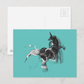 デジタルユニコーン ポストカード (正面/裏面)