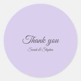 デジタルラベンダーステッカー ラウンドシール