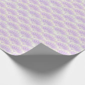 デジタルラベンダーフラワーパターンラッピング紙 ラッピングペーパー (角)