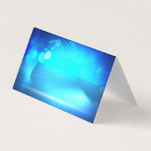 デジタルロゴ |ミキサー |音楽の背景 名刺 (裏面)