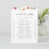 デジタルワイルドフラワーの彼女はむしろブライダルシャワー 招待状 (スタンド正面)