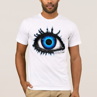 デジタル不眠症の爆発の目のTシャツ Tシャツ