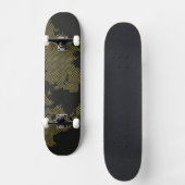 デジタル世界地図 スケートボード (正面)