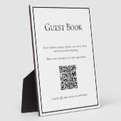 デジタル伝統的ゲストブックサイン フォトプラーク (側面)