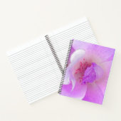 *~*デジタル修正バラ(ピンクからラベンダー) ノートブック (内部)