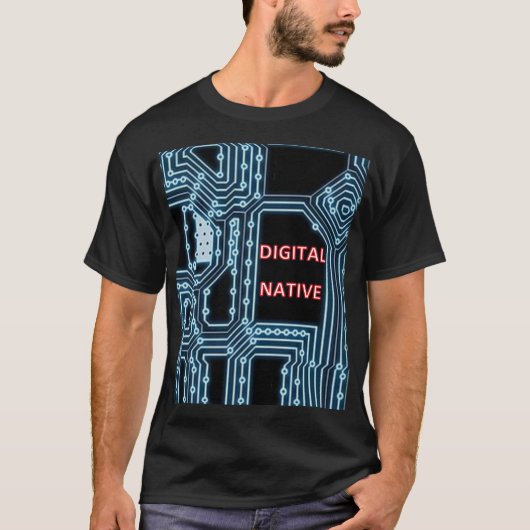 デジタル先住民Tシャツ Tシャツ (正面)