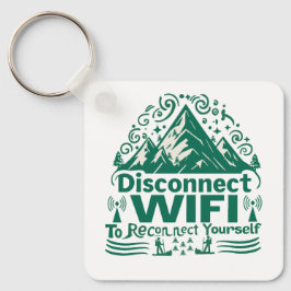 デジタル再接続の自然 キーホルダー