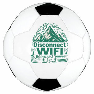 デジタル再接続の自然 サッカーボール