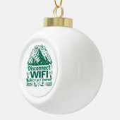 デジタル再接続の自然 セラミックボールオーナメント (右)