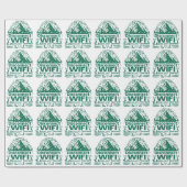 デジタル再接続の自然 ラッピングペーパー (フラット)