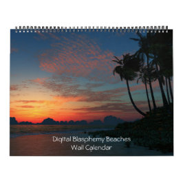 デジタル冒とくビーチウォールカレンダー カレンダー