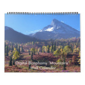 デジタル冒とく「山」の壁カレンダー カレンダー (カバー)