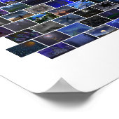 デジタル冒涜スペクトルモザイク ポスター (角)