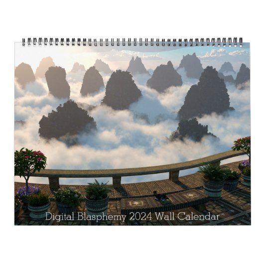 デジタル冒涜2024年壁カレンダー カレンダー (カバー)
