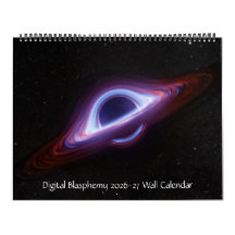 デジタル冒涜2026-27ウォールカレンダー（24ヶ月）