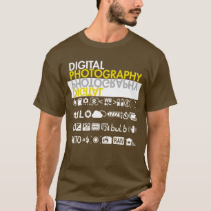 デジタル写真シンボル Tシャツ