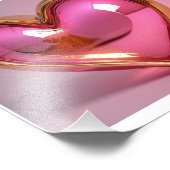 デジタル写真、バレンタインのハート フォトプリント            (角)