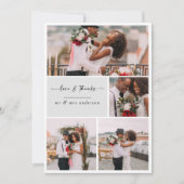 [デジタル利用可能]写真結婚のサンキューカード カード (正面)