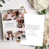 [デジタル利用可能]写真結婚のサンキューカード カード