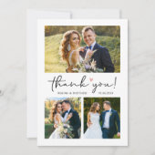 [デジタル利用可能]結婚の写真サンキューカード 招待状 (正面)