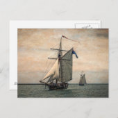 デジタル加工された高船祭り ポストカード (正面/裏面)