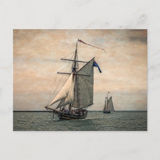 デジタル加工された高船祭り ポストカード (正面)