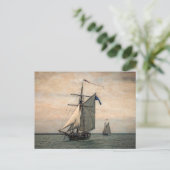 デジタル加工された高船祭り ポストカード (スタンド正面)