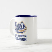 デジタル効果のスーパーバイザー(世界Bのためのギフトのアイディア ツートーンマグカップ (正面左)