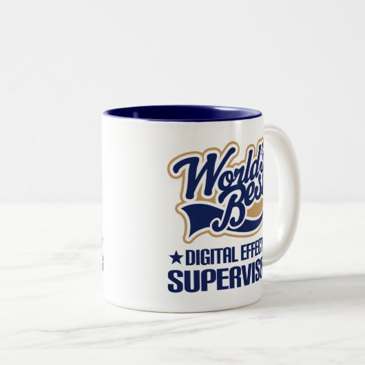デジタル効果のスーパーバイザー(世界Bのためのギフトのアイディア ツートーンマグカップ (正面右)