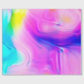 デジタル効果数々の色抽象芸術の背景C ラッピングペーパー (フラット)