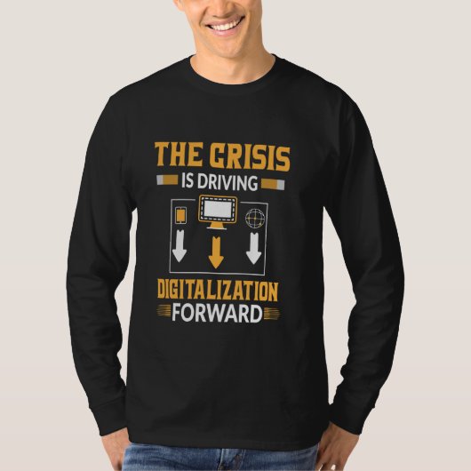 デジタル化の変換 Tシャツ (正面)